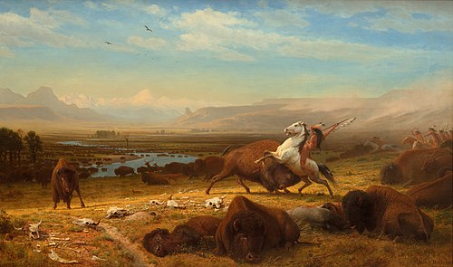 The Last of the Buffalo, 1888, Albert Bierstadt
