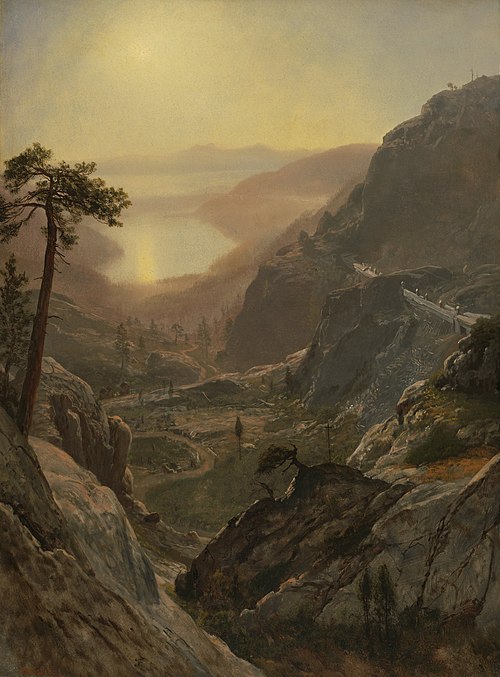 View of Donner Lake, California, 1871, Albert Bierstadt
