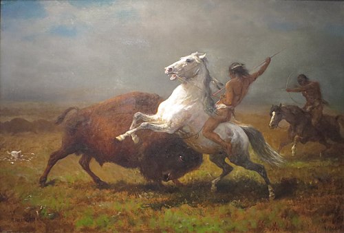 Étude pour "Le Dernier Bison", 1850, Albert Bierstadt