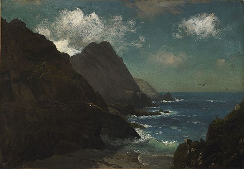 Farallon Islands, 1850, Albert Bierstadt