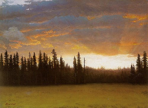 California Sunset, , Albert Bierstadt