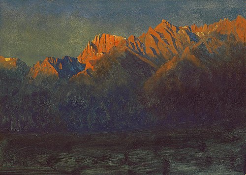 Sunrise in the Sierras, 1872, Albert Bierstadt