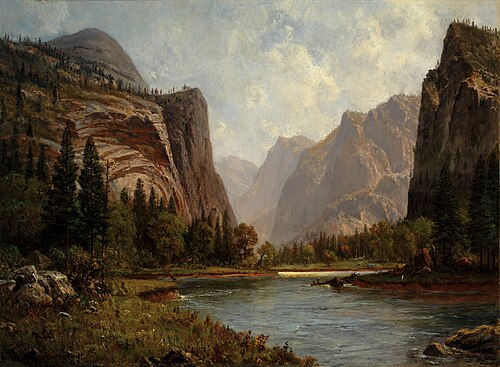 Gates of the Yosemite, 1882, Albert Bierstadt
