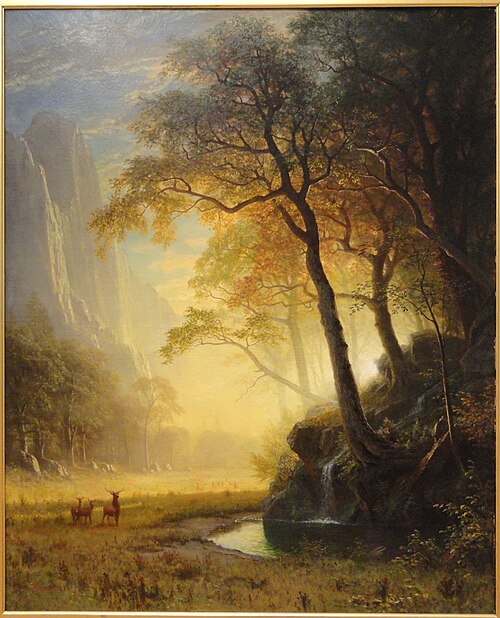 Hetch Hetchy Canyon, 1875, Albert Bierstadt