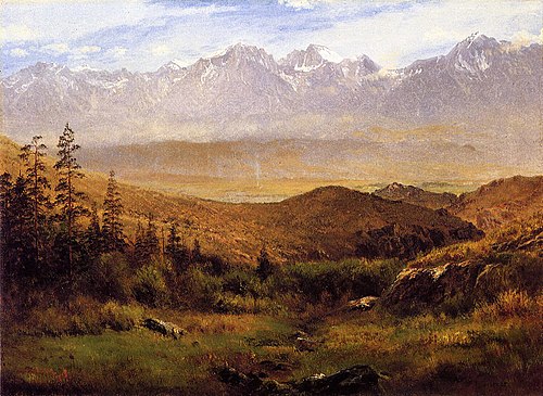 In the Foothills of the Rockies, 1850, Albert Bierstadt