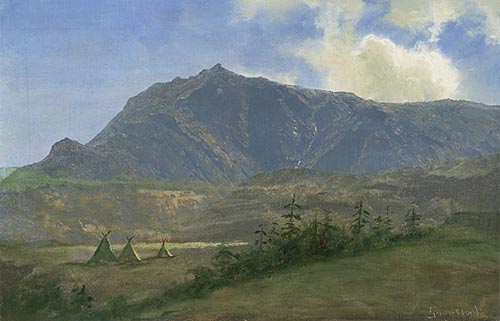 Indian Encampment, 1850, Albert Bierstadt