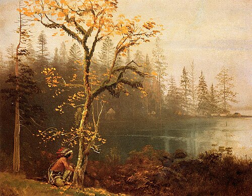 Indian Scout, 1850, Albert Bierstadt