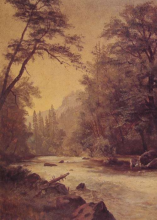 Lower Yosemite Valley, 1850, Albert Bierstadt