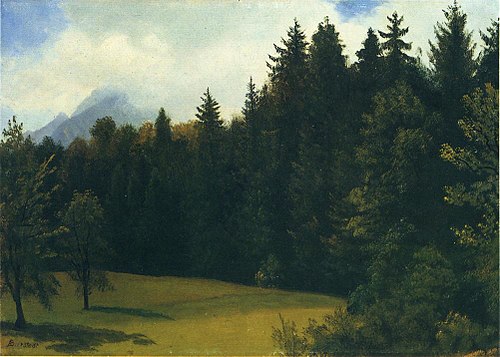 Mountain Resort, 1859, Albert Bierstadt