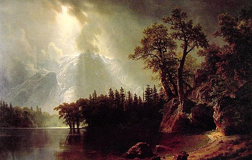 Passing Storm over the Sierra Nevada, 1870, Albert Bierstadt