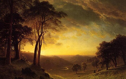 Sacramento River Valley, 1850, Albert Bierstadt