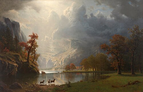 Sierra Nevada Morning, 1870, Albert Bierstadt
