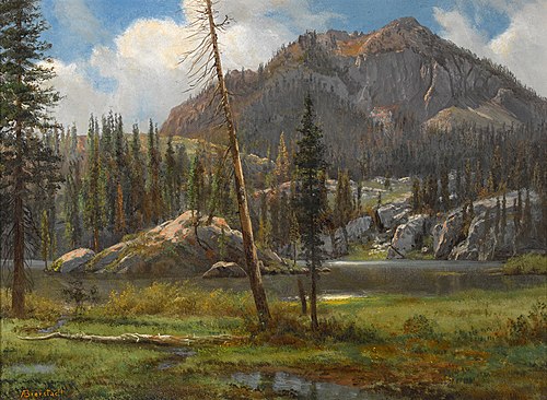 Southern Sierra Nevada Mountains, 1850, Albert Bierstadt