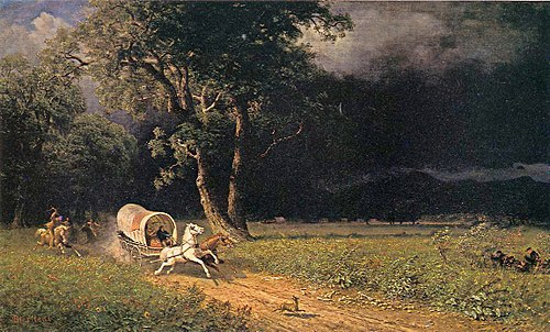 The Ambush, 1850, Albert Bierstadt