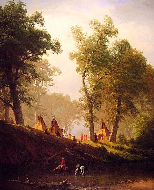 The Wolf River, 1859, Albert Bierstadt