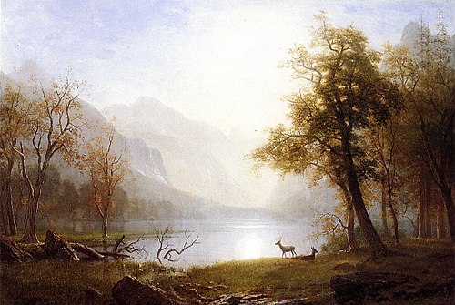 Valley in Kings Canyon, 1850, Albert Bierstadt