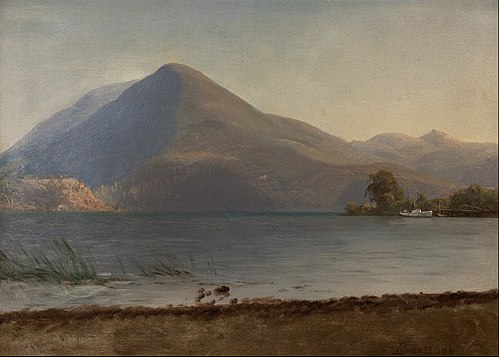 Sur l'Hudson, 1850, Albert Bierstadt