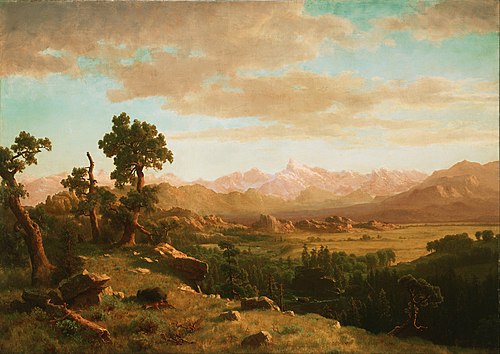 Wind River Country, 1860, Albert Bierstadt