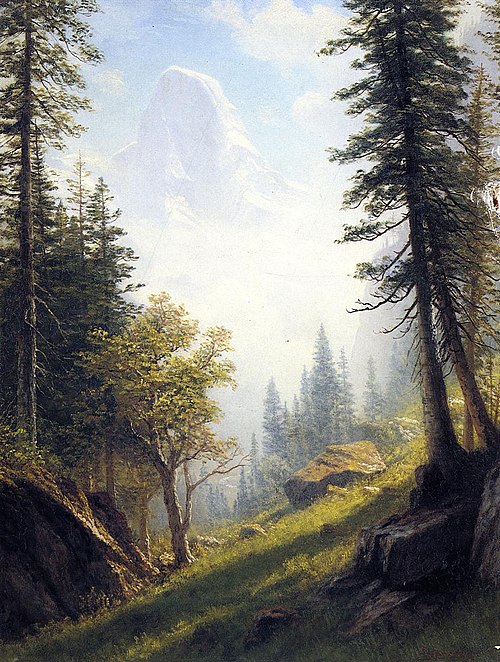 Among the Bernese Alps, 1850, Albert Bierstadt