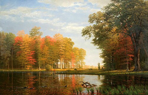Autumn Woods, 1886, Albert Bierstadt
