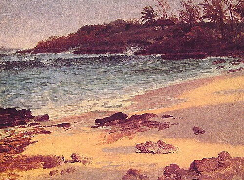 Bahama Cove, 1850, Albert Bierstadt