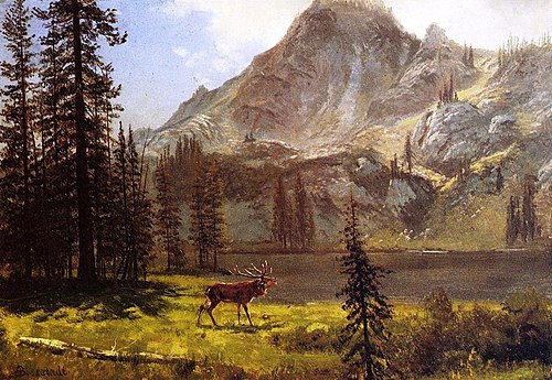 Call of the Wild, 1850, Albert Bierstadt