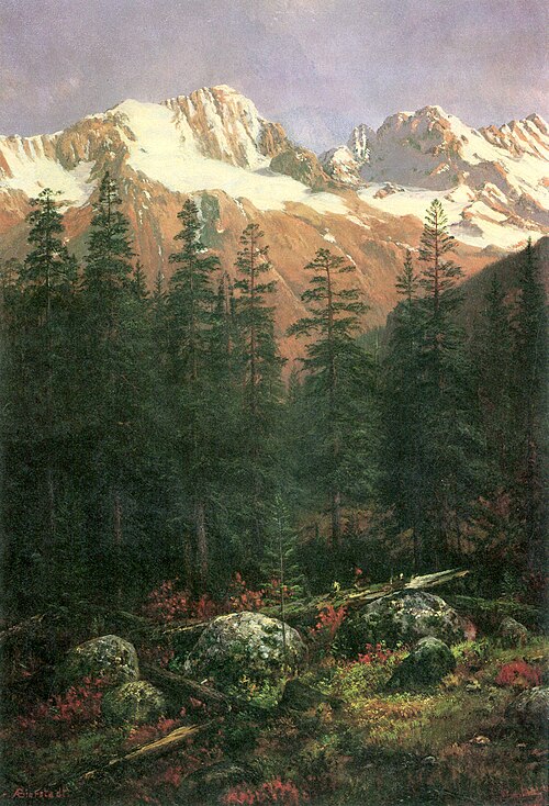 Canadian Rockies, 1889, Albert Bierstadt