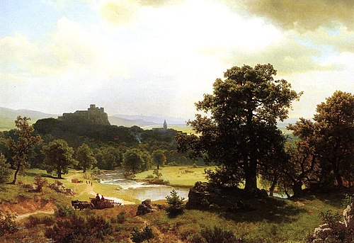 Day's Beginning, 1850, Albert Bierstadt