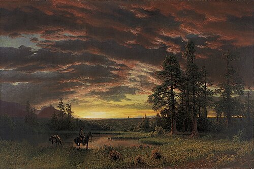 Evening on the Prairie, 1870, Albert Bierstadt