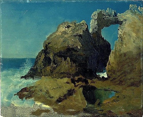 Farallon Islands, Pacific Ocean, 1872, Albert Bierstadt
