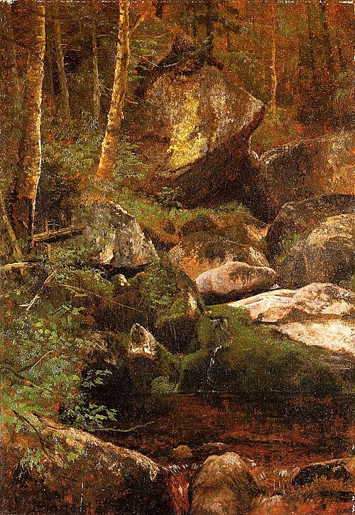 Forest Stream, 1850, Albert Bierstadt