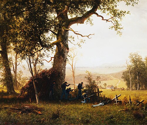 Guerrilla Warfare, 1862, Albert Bierstadt