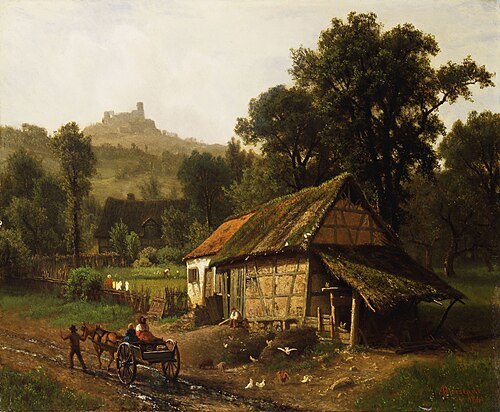 In the Foothills, 1861, Albert Bierstadt