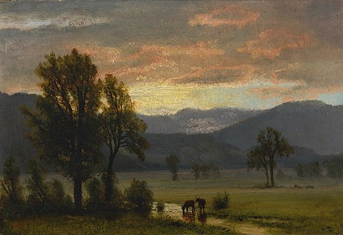 Landscape with Cattle, 1850, Albert Bierstadt