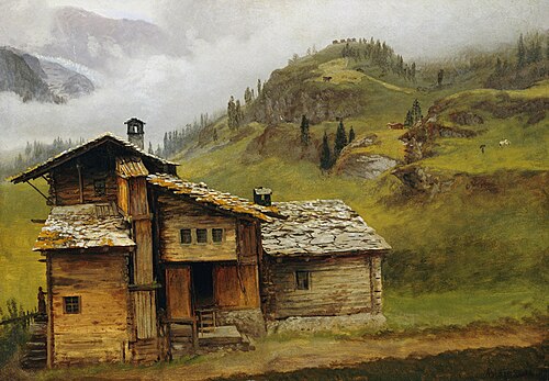 Mountain House, 1850, Albert Bierstadt