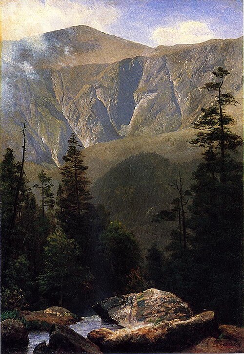 Mountainous Landscape, 1850, Albert Bierstadt
