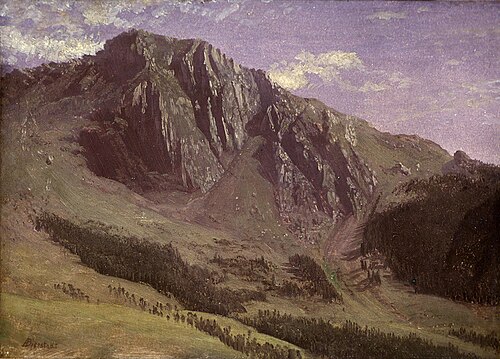 Mountains, 1850, Albert Bierstadt