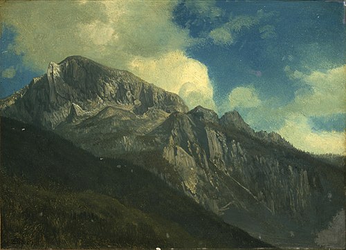 Mountains, 1850, Albert Bierstadt