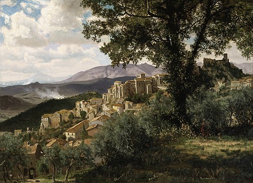 Olevano, 1856, Albert Bierstadt