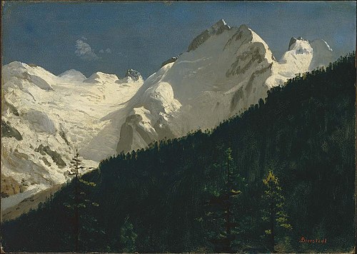 Piz Bernina, Switzerland, 1880, Albert Bierstadt