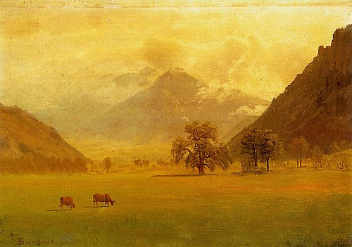 Rhone Valley, 1850, Albert Bierstadt
