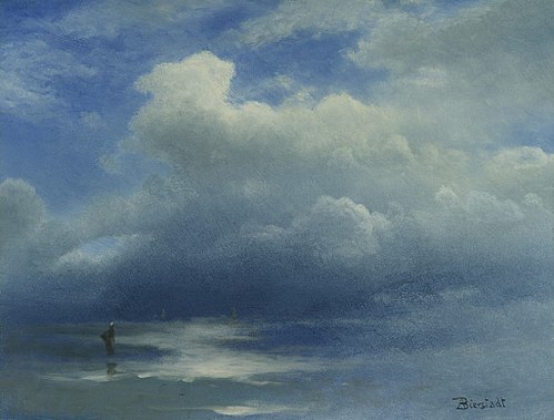 Mer et ciel, 1850, Albert Bierstadt