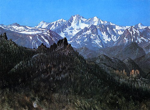 Sierra Nevada from the Head of the Carson River, 1850, Albert Bierstadt