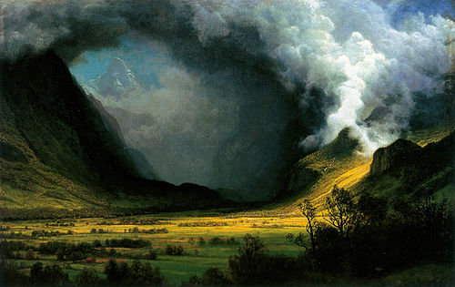 Storm in the Mountains, 1870, Albert Bierstadt
