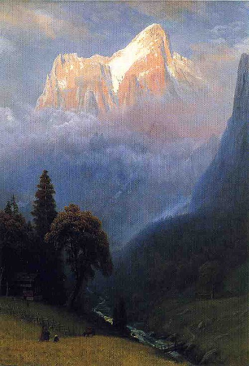Storm Among the Alps, 1850, Albert Bierstadt