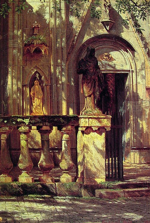 Study for "Sunlight and Shadow", 1850, Albert Bierstadt