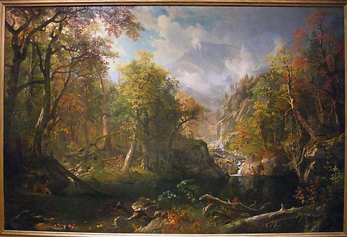 The Emerald Pool, 1870, Albert Bierstadt