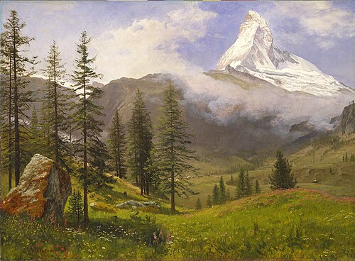 Le Cervin, 1867, Albert Bierstadt