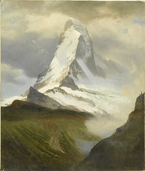 Le Cervin, 1850, Albert Bierstadt