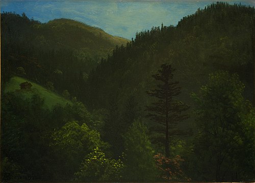 Wooded Landscape, 1850, Albert Bierstadt